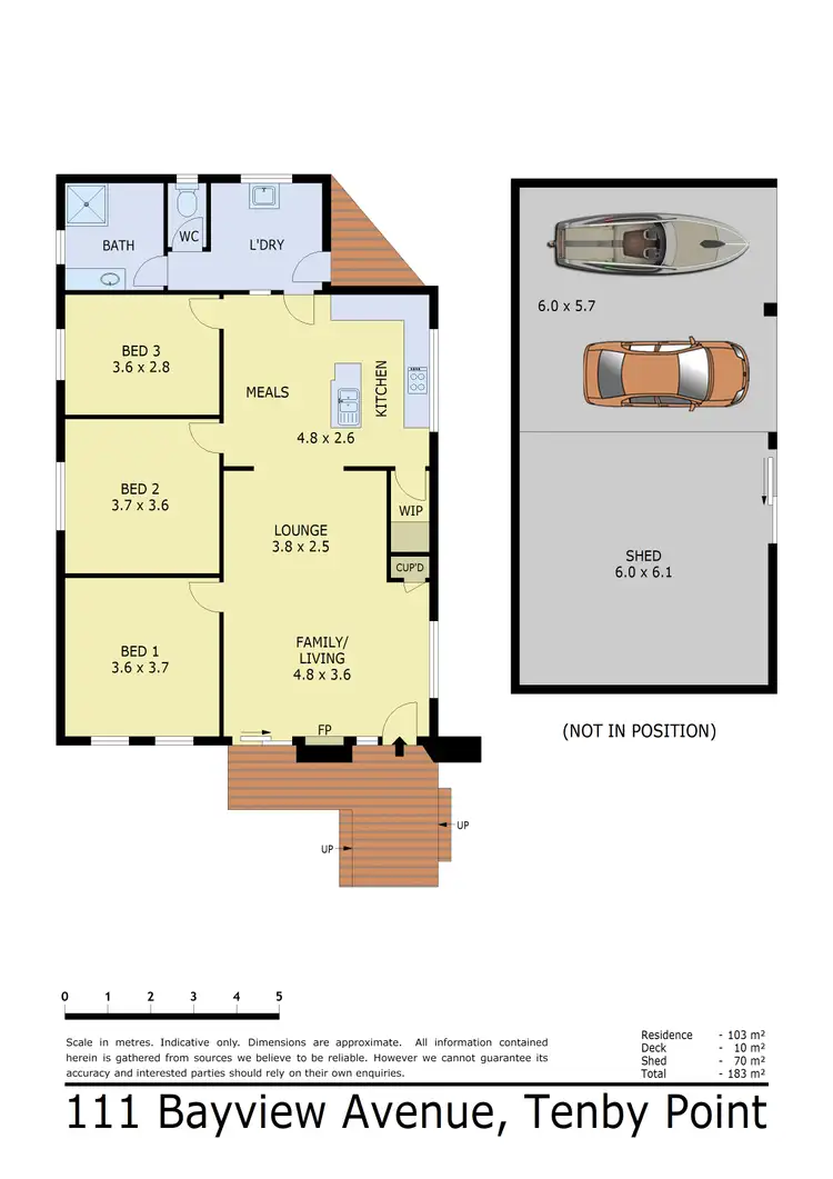 Floorplan of Homely house listing, 111 Bayview Avenue, Tenby Point VIC 3984