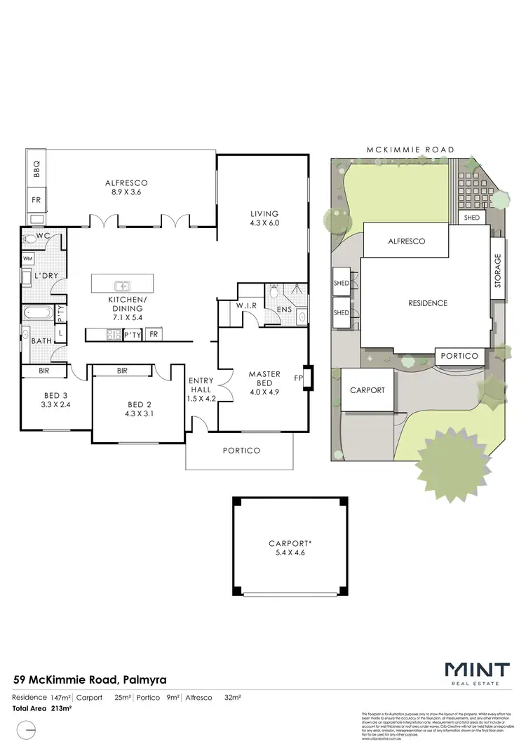 Floorplan of Homely house listing, 59 Mckimmie Road, Palmyra WA 6157