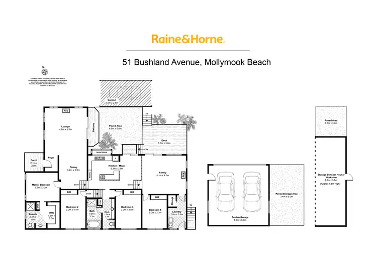 Floorplan of Homely house listing, 51 Bushland Avenue, Mollymook Beach NSW 2539