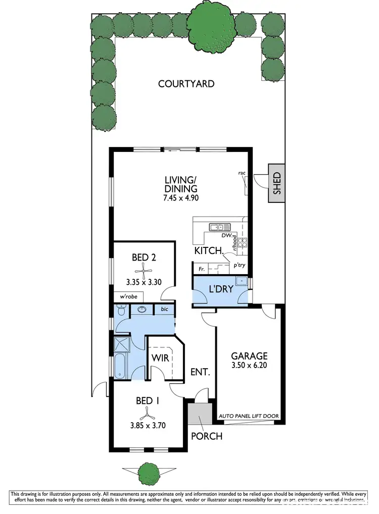 Floorplan of Homely house listing, 2/9 Speed Avenue, North Plympton SA 5037