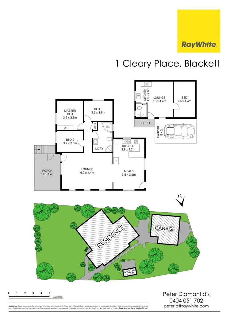 Floorplan of Homely house listing, 1 Cleary Pl, Blackett NSW 2770