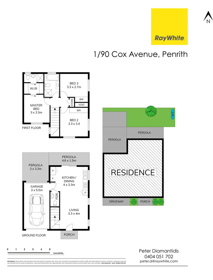 Floorplan of Homely townhouse listing, 1/90-92 Cox Avenue, Penrith NSW 2750