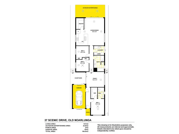 Floorplan of Homely house listing, 37 Scenic Drive, Old Noarlunga SA 5168