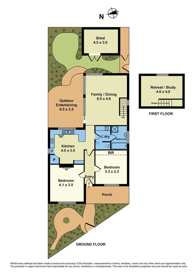 Floorplan of Homely house listing, 34 Queen St, Williamstown VIC 3016