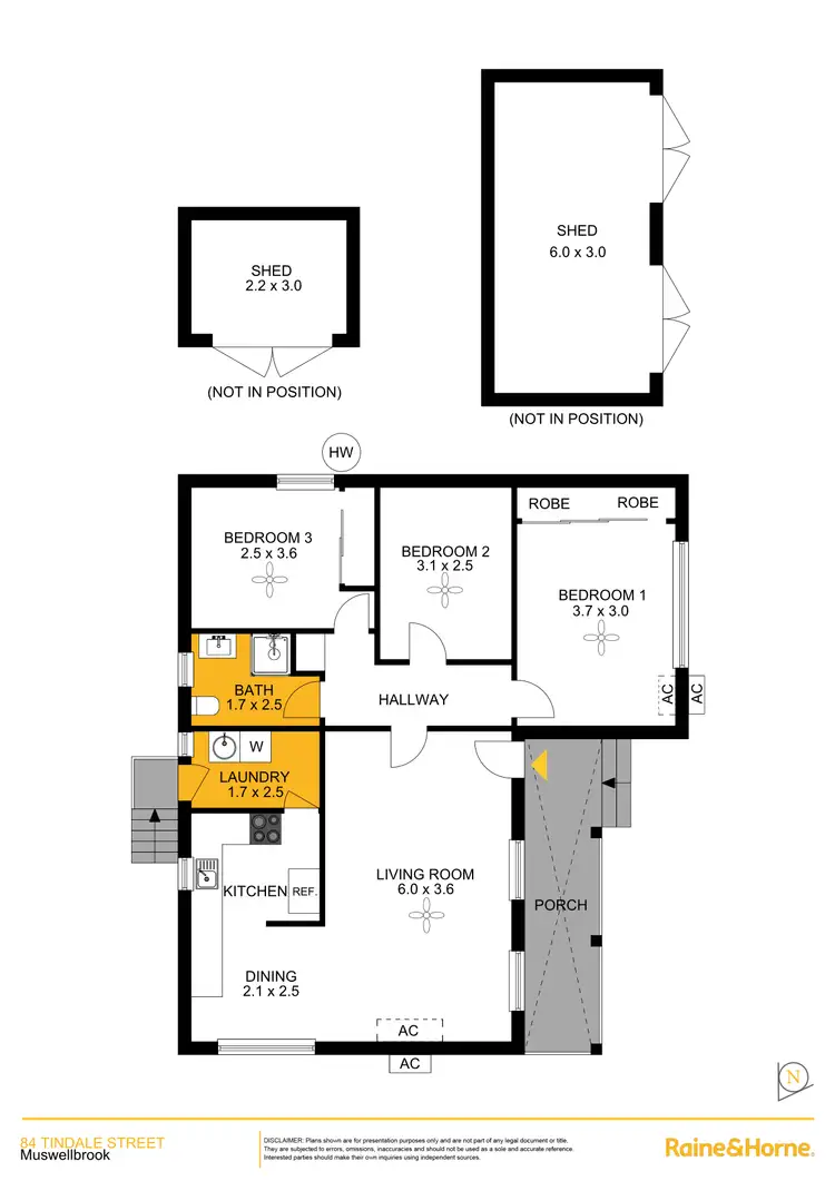 Floorplan of Homely house listing, 84 Tindale Street, Muswellbrook NSW 2333
