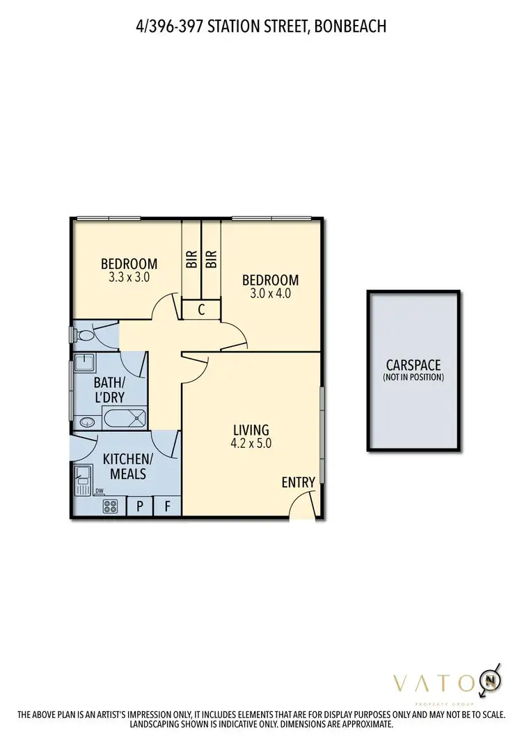 Floorplan of Homely unit listing, 4/396-397 Station Street, Bonbeach VIC 3196