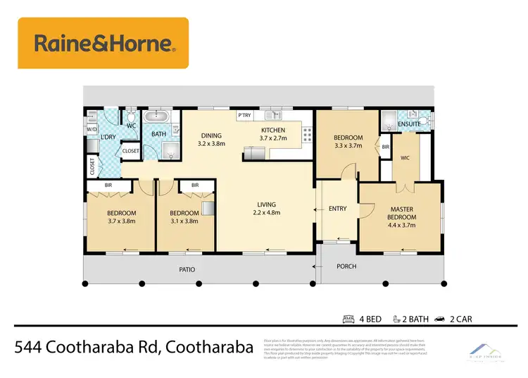 Floorplan of Homely house listing, 544 Cootharaba Road, Cootharaba QLD 4565