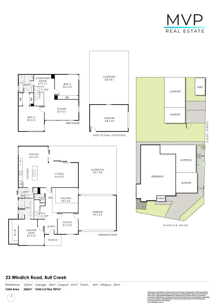 Floorplan of Homely house listing, 23 Windich Road, Bull Creek WA 6149