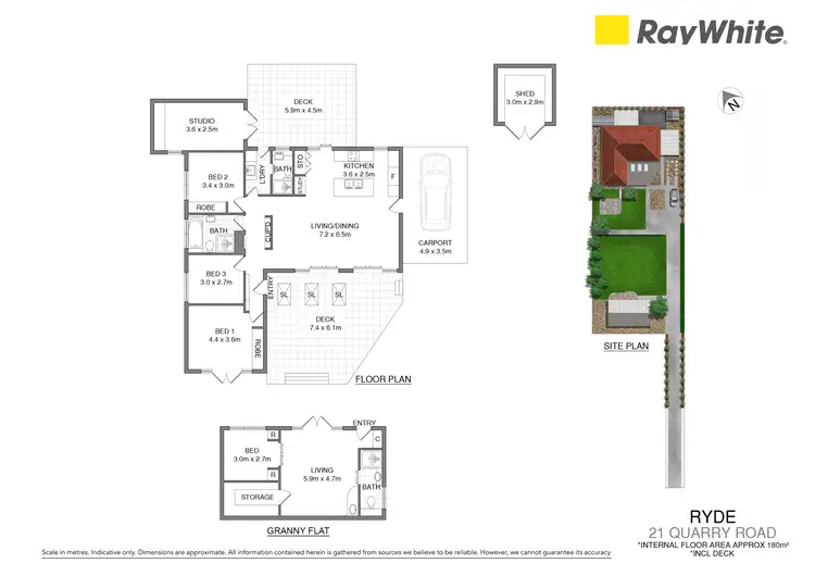 Floorplan of Homely house listing, 21 Quarry Road, Ryde NSW 2112