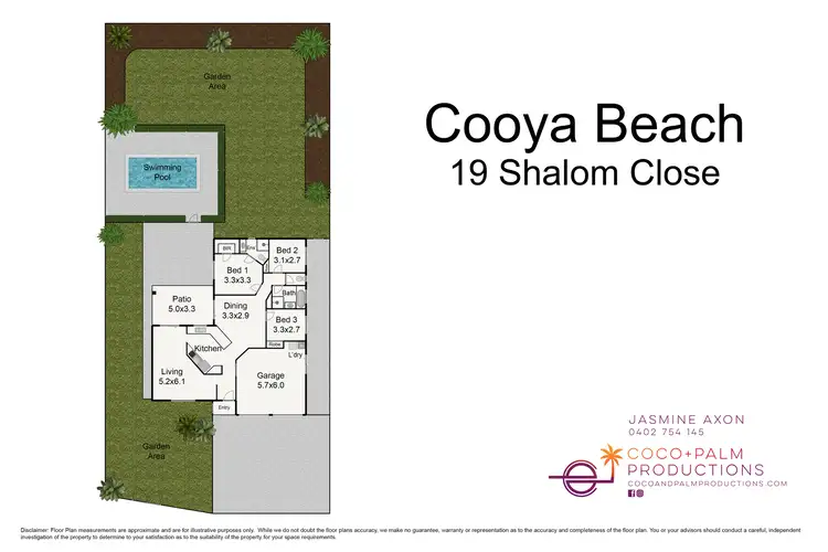 Floorplan of Homely house listing, 19 Shalom Close, Cooya Beach QLD 4873