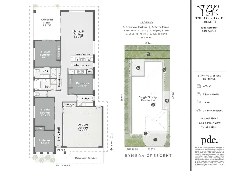 Floorplan of Homely house listing, 6 Rymera Crescent, Gumdale QLD 4154