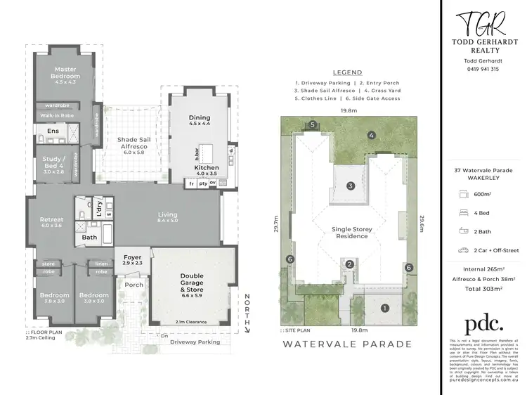 Floorplan of Homely house listing, 37 Watervale Parade, Wakerley QLD 4154