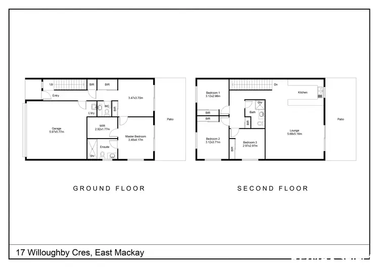 Floorplan of Homely block of units listing, 1,2&3/17 Willoughby Crescent, East Mackay QLD 4740