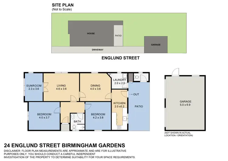 Floorplan of Homely house listing, 24 Englund Street, Birmingham Gardens NSW 2287