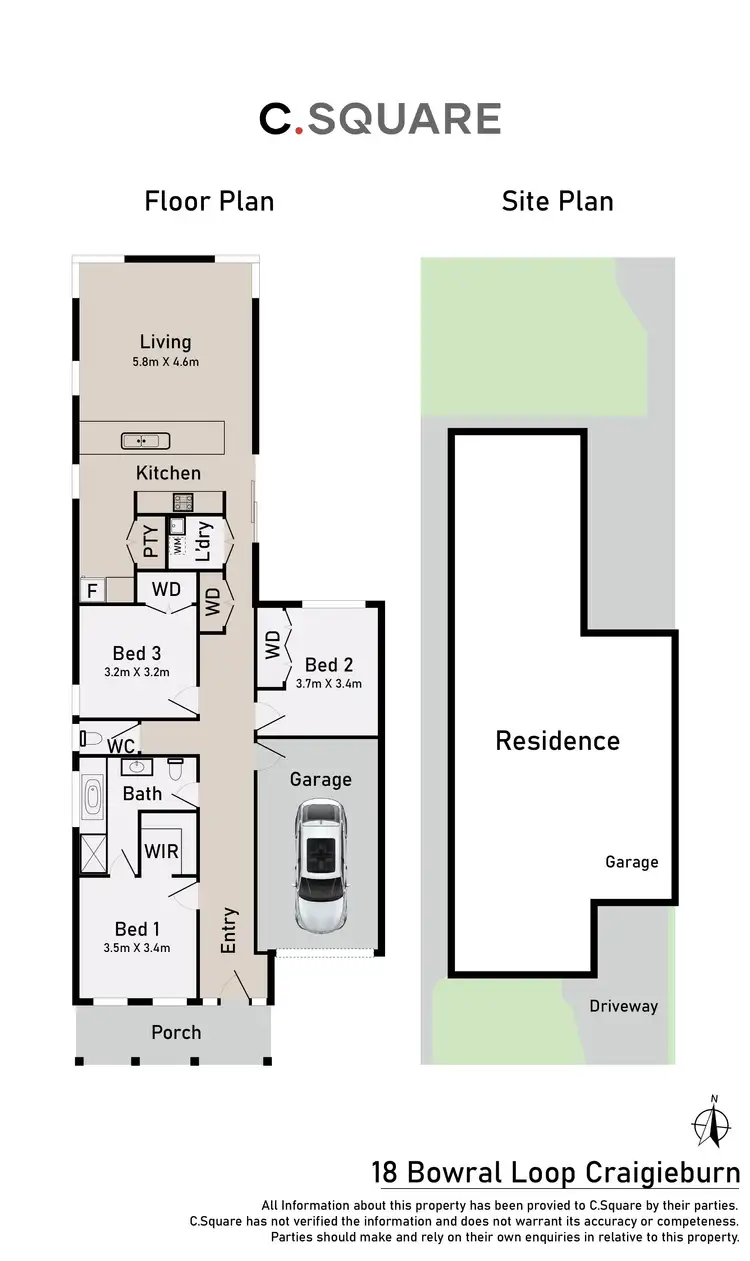 Floorplan of Homely house listing, 18 Bowral Loop, Craigieburn VIC 3064