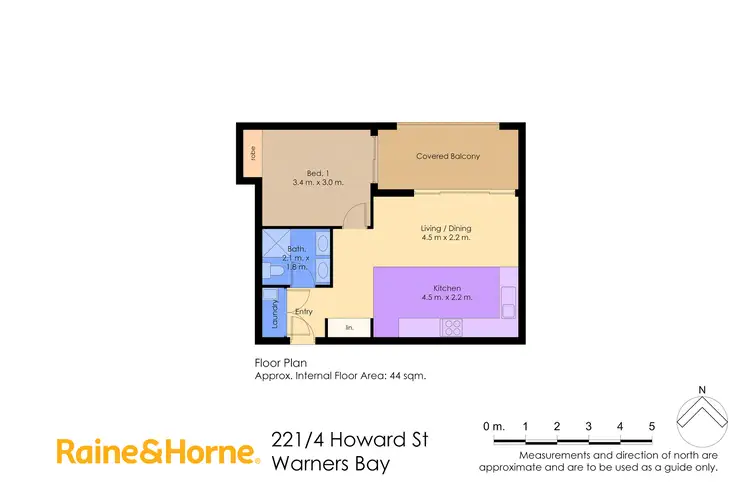 Floorplan of Homely apartment listing, 221/4 Howard Street, Warners Bay NSW 2282