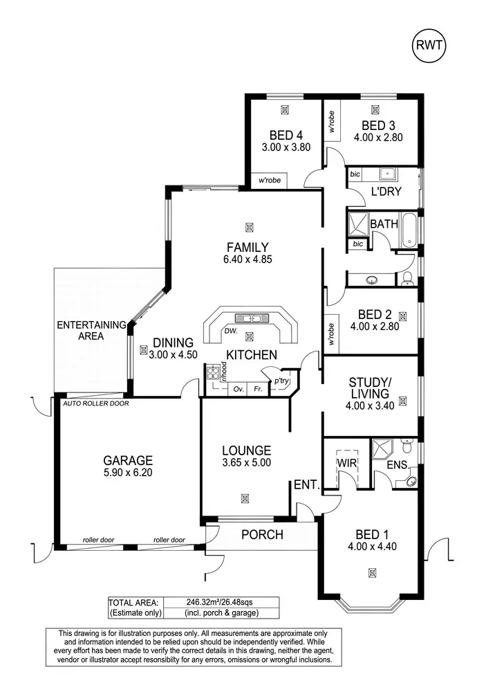 Floorplan of Homely house listing, 18 Parkview Circuit, Seaford Rise SA 5169