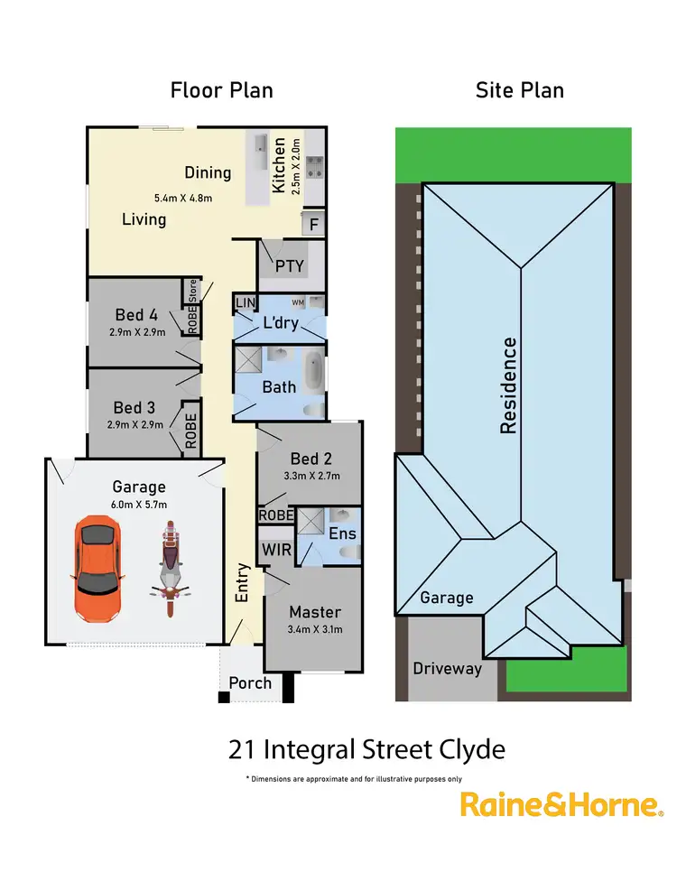 Floorplan of Homely house listing, 21 Integral Street, Clyde VIC 3978