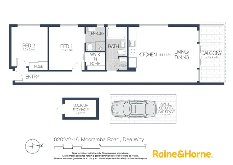 Floorplan of Homely apartment listing, 9202/2-10 Mooramba Road, Dee Why NSW 2099