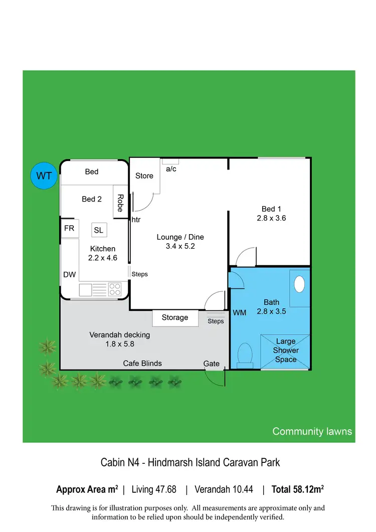 Floorplan of Homely house listing, N4/4 Madsen Street, Hindmarsh Island SA 5214