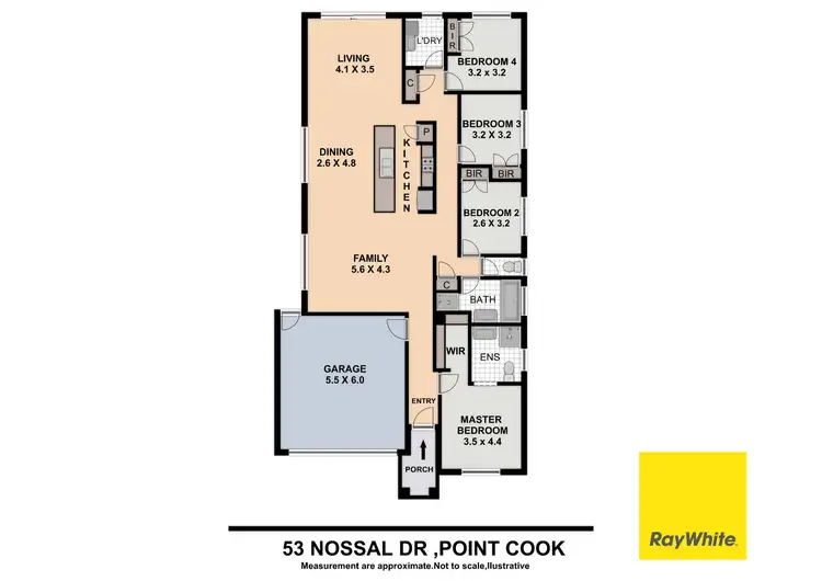 Floorplan of Homely house listing, 53 Nossal Drive, Point Cook VIC 3030