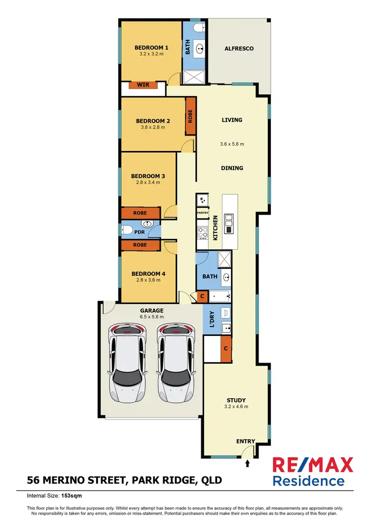 Floorplan of Homely house listing, 26 Sheepdog Road, Park Ridge QLD 4125