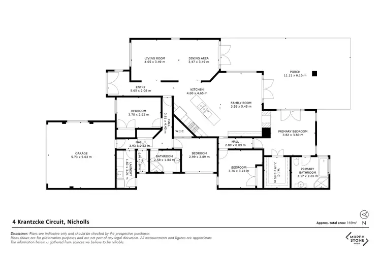 Floorplan of Homely house listing, 4 Krantzcke Circuit, Nicholls ACT 2913