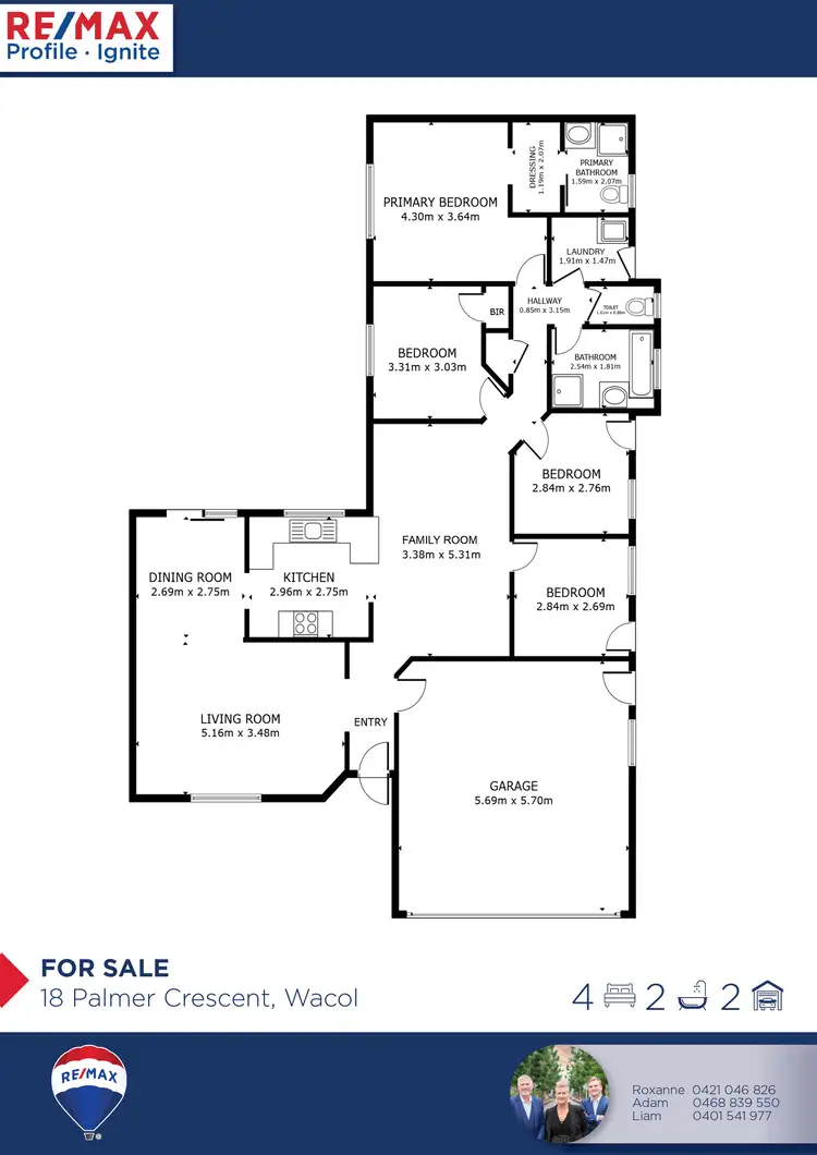 Floorplan of Homely house listing, 18 Palmer Crescent, Wacol QLD 4076