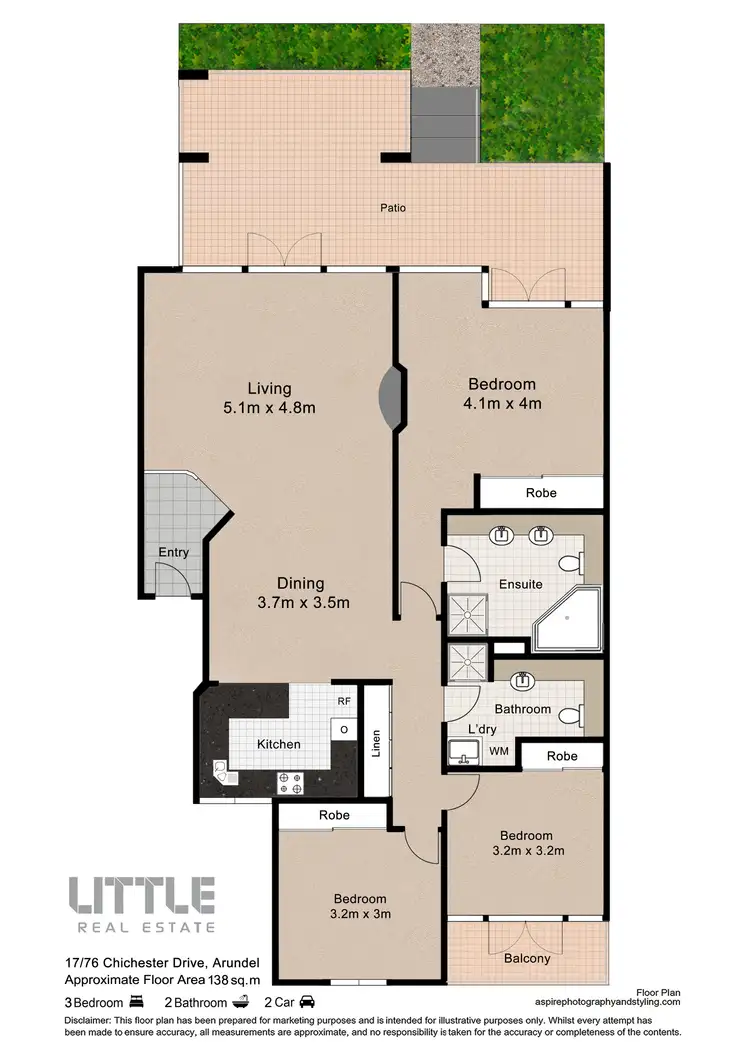 Floorplan of Homely house listing, 17/76-80 Chichester Drive, Arundel QLD 4214