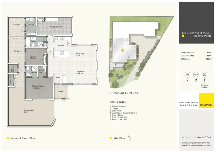 Floorplan of Homely other listing, 1/2 Gleneagles Place, Banora Point NSW 2486