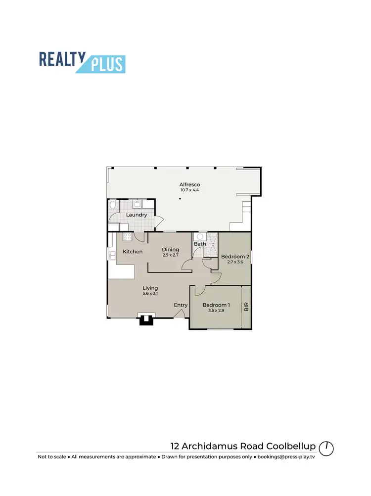 Floorplan of Homely house listing, 12 Archidamus Road, Coolbellup WA 6163