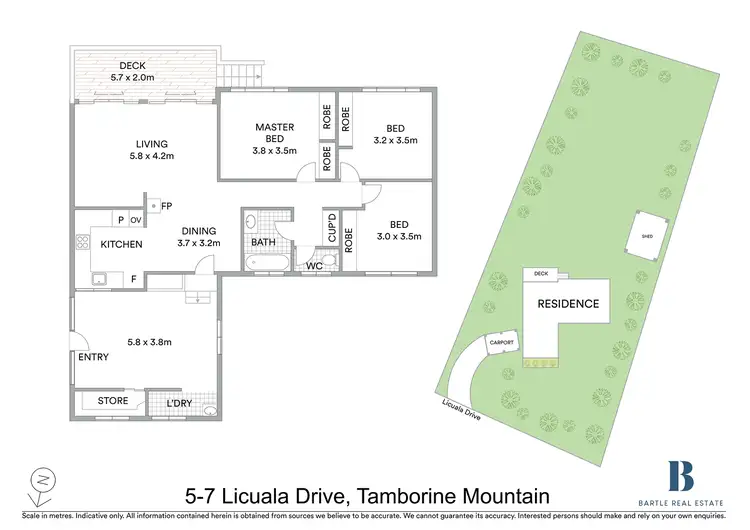 Floorplan of Homely house listing, 5-7 Licuala Drive, Tamborine Mountain QLD 4272