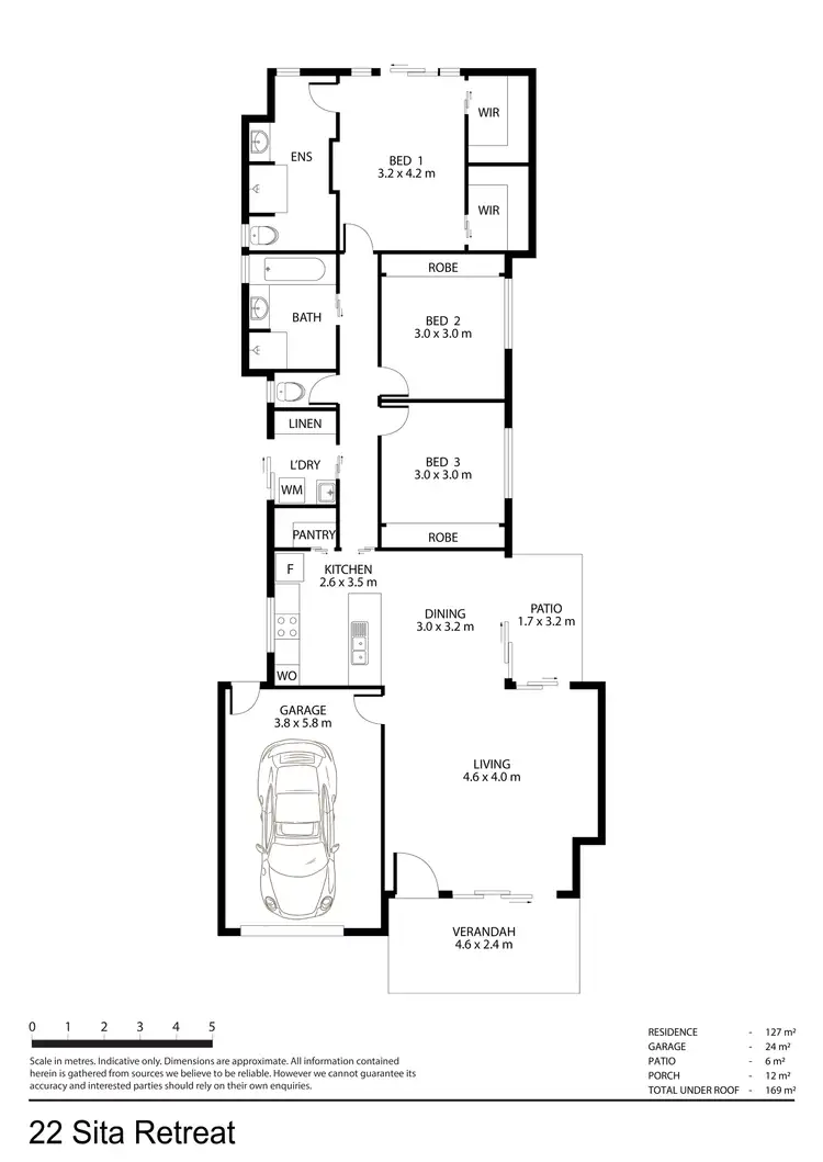 Floorplan of Homely house listing, 22 Sita Retreat, Burdell QLD 4818