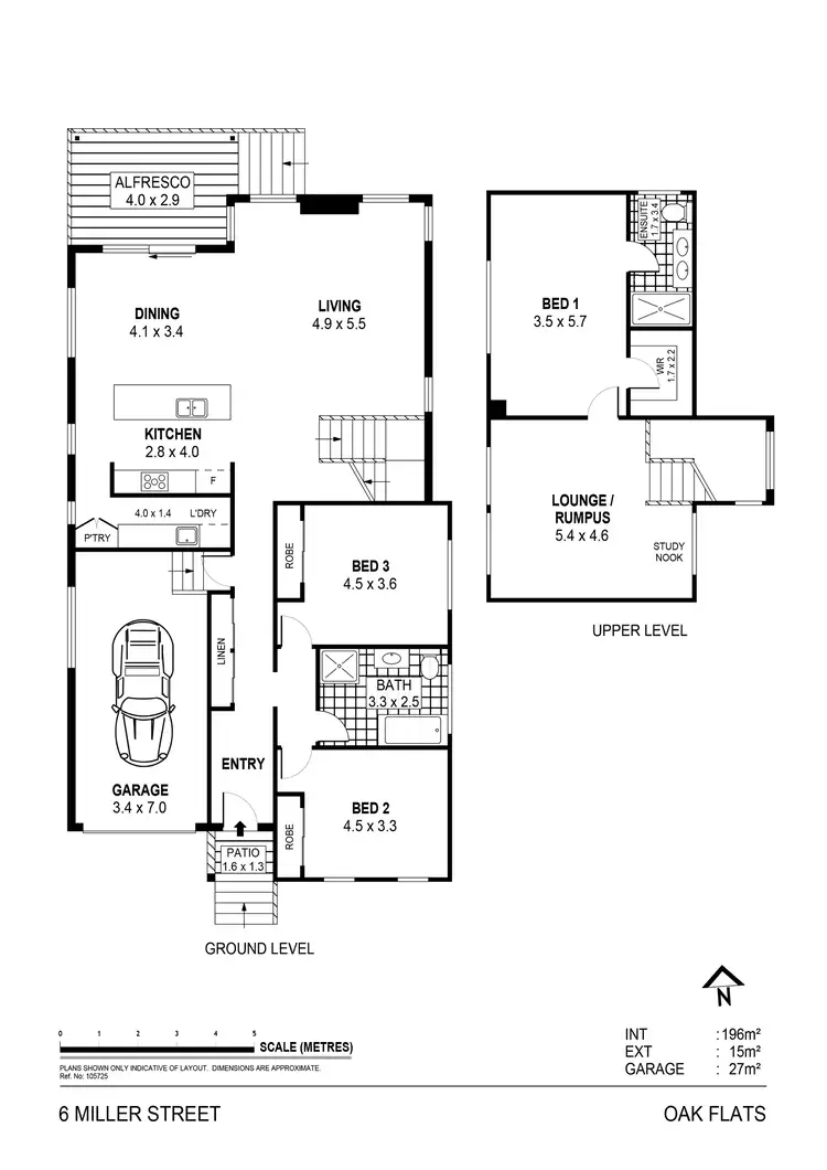 Floorplan of Homely house listing, 6 Miller Street, Oak Flats NSW 2529