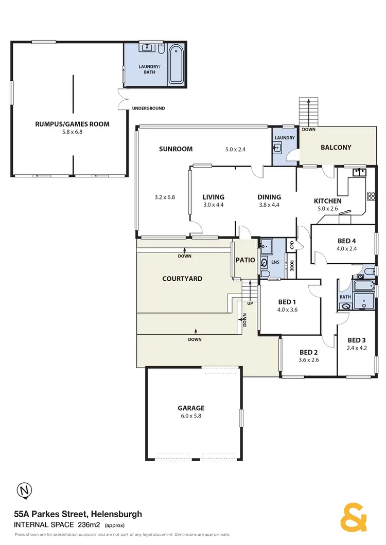 Floorplan of Homely house listing, 55a Parkes Street, Helensburgh NSW 2508