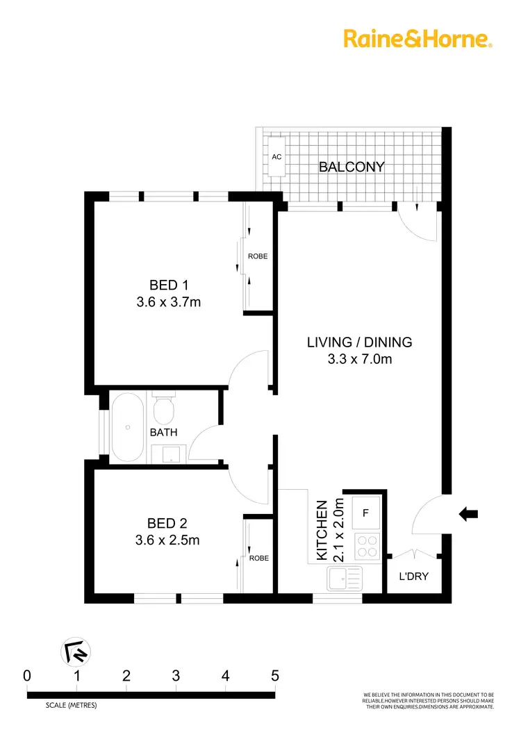 Floorplan of Homely apartment listing, 2/10 Dunmore Street, Bexley NSW 2207