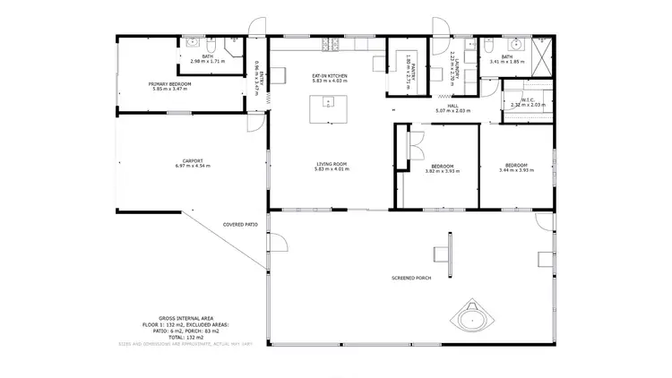 Floorplan of Homely house listing, 37 Boyd Road, Gayndah QLD 4625