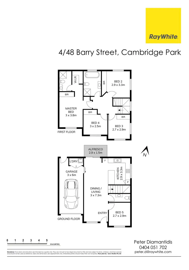 Floorplan of Homely townhouse listing, 4/48 Barry Street, Cambridge Park NSW 2747
