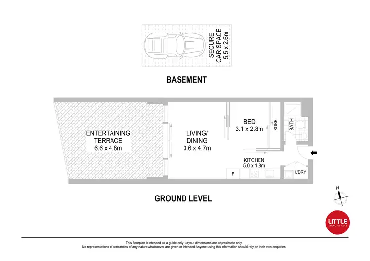 Floorplan of Homely apartment listing, EG02/10-16 Marquet Street, Rhodes NSW 2138