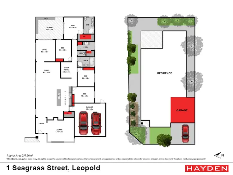 Floorplan of Homely house listing, 1 Seagrass Street, Leopold VIC 3224