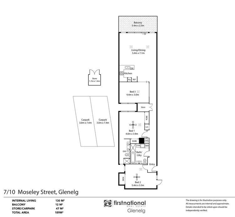 Floorplan of Homely house listing, 7/10 Moseley Street, Glenelg SA 5045