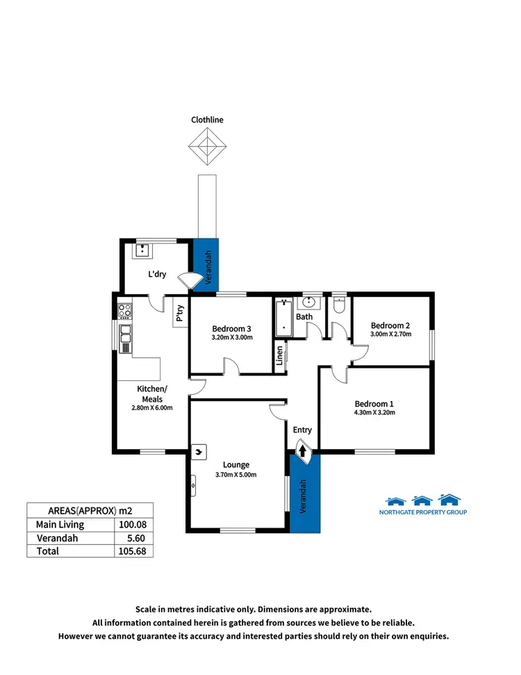 Floorplan of Homely house listing, 16 Pix Rd, Davoren Park SA 5113