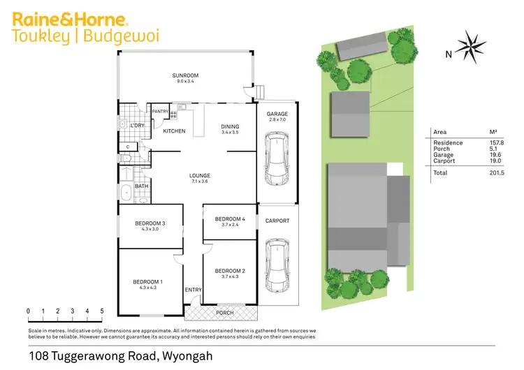 Floorplan of Homely house listing, 108 Tuggerawong Road, Wyongah NSW 2259