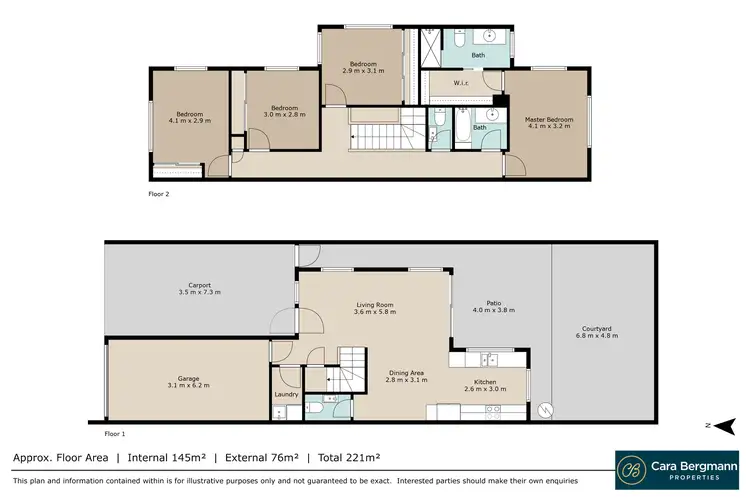 Floorplan of Homely townhouse listing, 12/39 Lacey Road, Carseldine QLD 4034