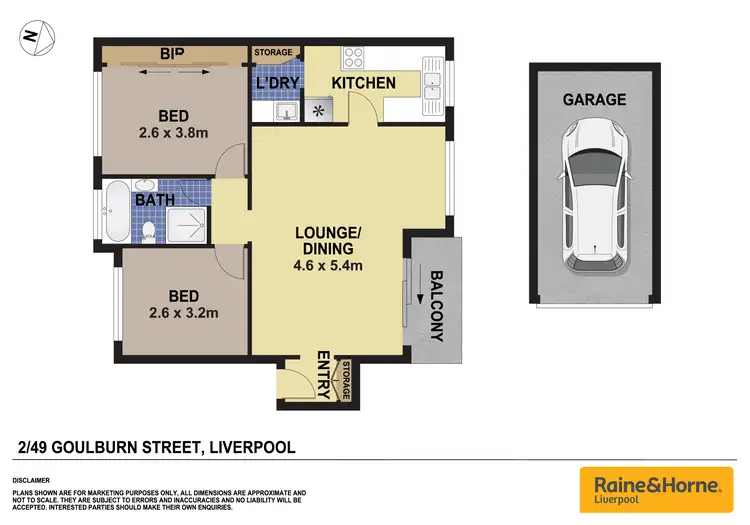 Floorplan of Homely unit listing, 2/49 Goulburn Street, Liverpool NSW 2170
