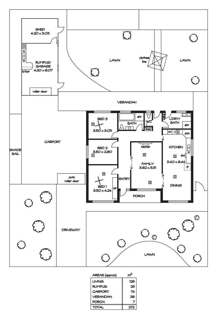 Floorplan of Homely house listing, 18 Papagni Avenue, Newton SA 5074
