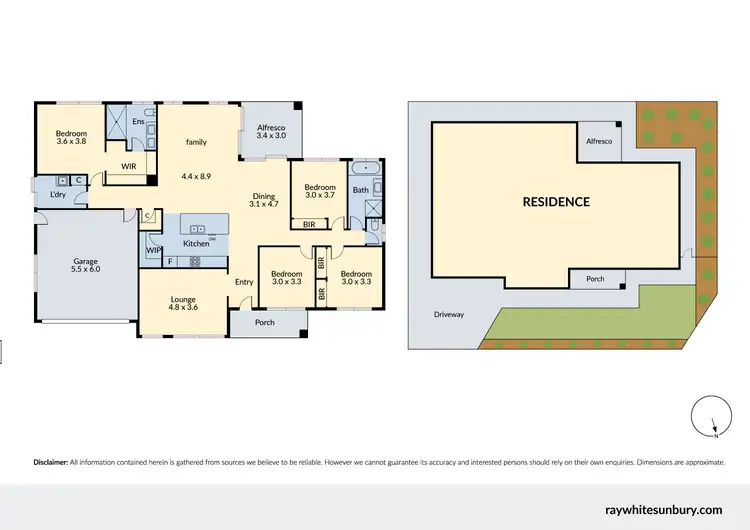 Floorplan of Homely house listing, 66 Retreat Crescent, Sunbury VIC 3429