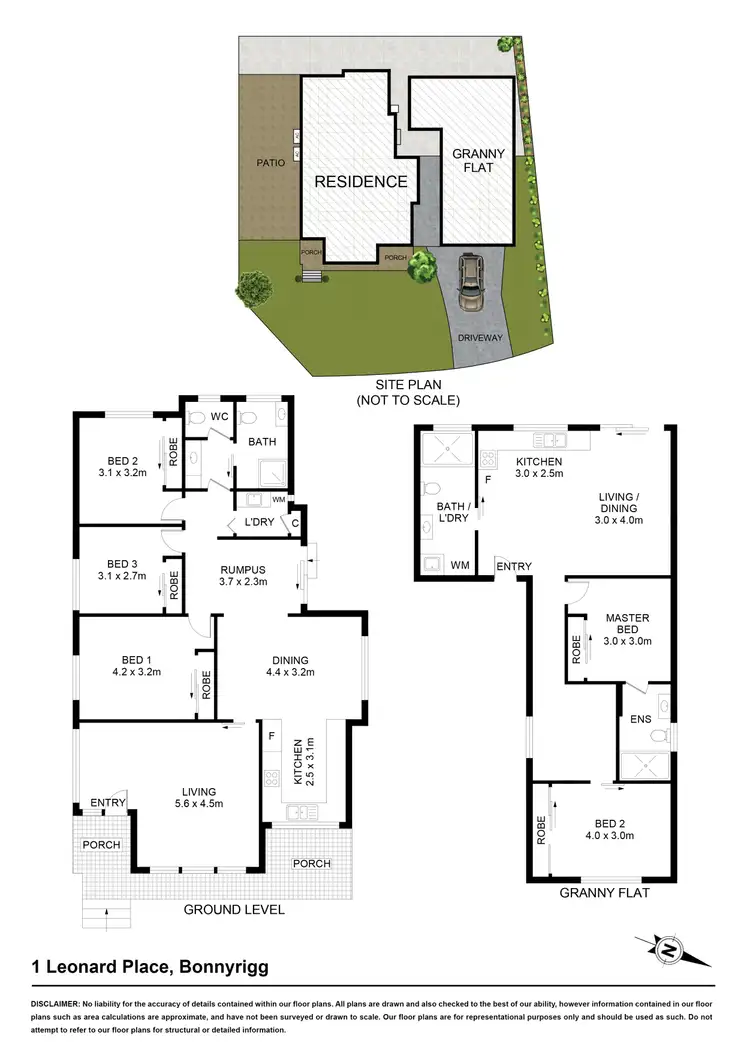 Floorplan of Homely house listing, 1 Leonard Place, Bonnyrigg NSW 2177