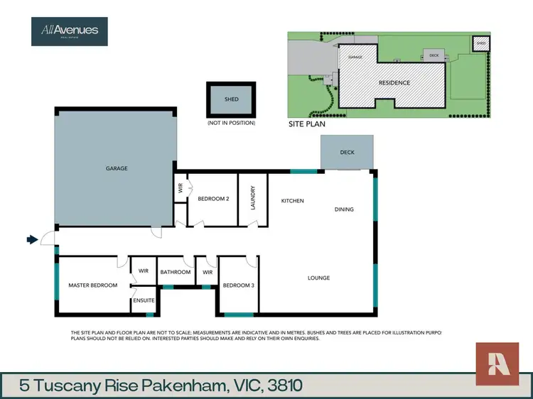 Floorplan of Homely house listing, 5 Tuscany Rise, Pakenham VIC 3810