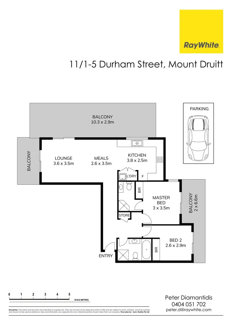 Floorplan of Homely unit listing, 11/1-5 Durham Street, Mount Druitt NSW 2770